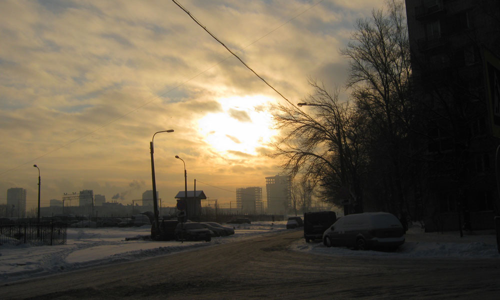 Улица гранитная в Санкт-Петербурге, Россия