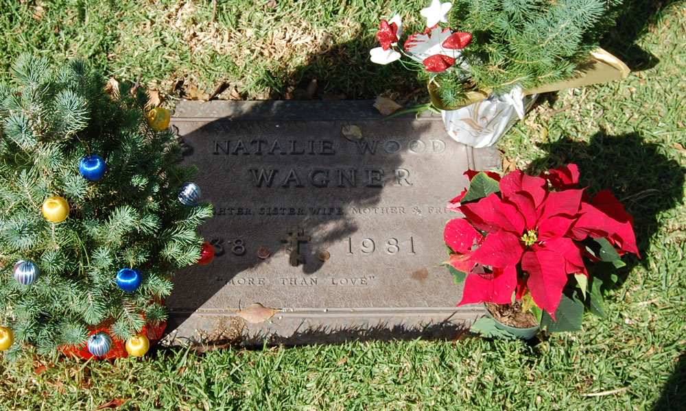 Могила Натали Вуд в Калифорнии